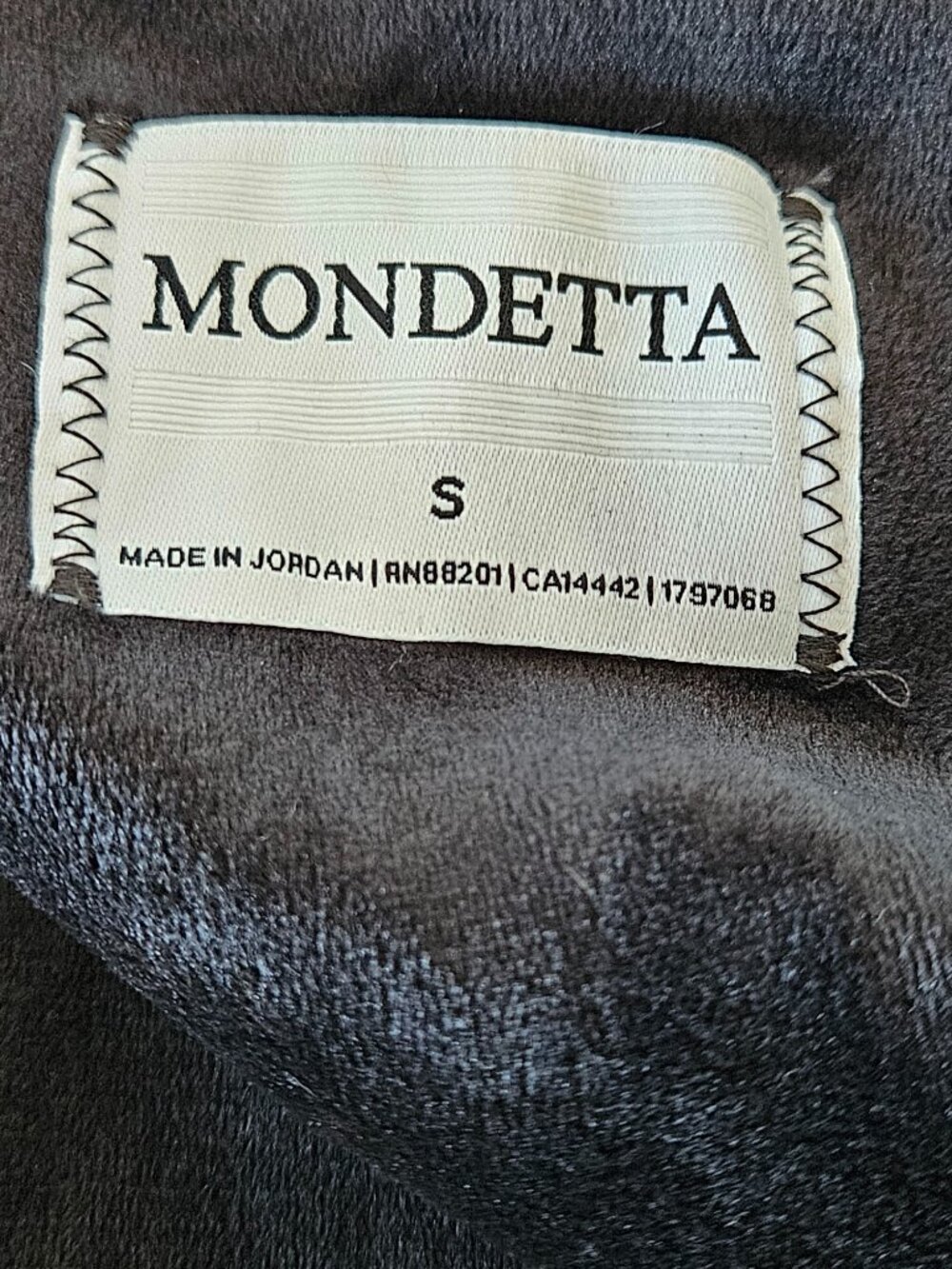 MONDETTA Fleece Full Zip Jacket | Size Small (tag) to Medium (See Measurements) - Picture 12 of 13